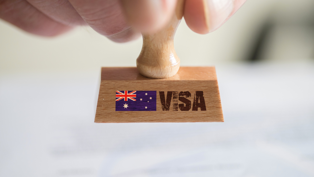 Visa Stamp Australia